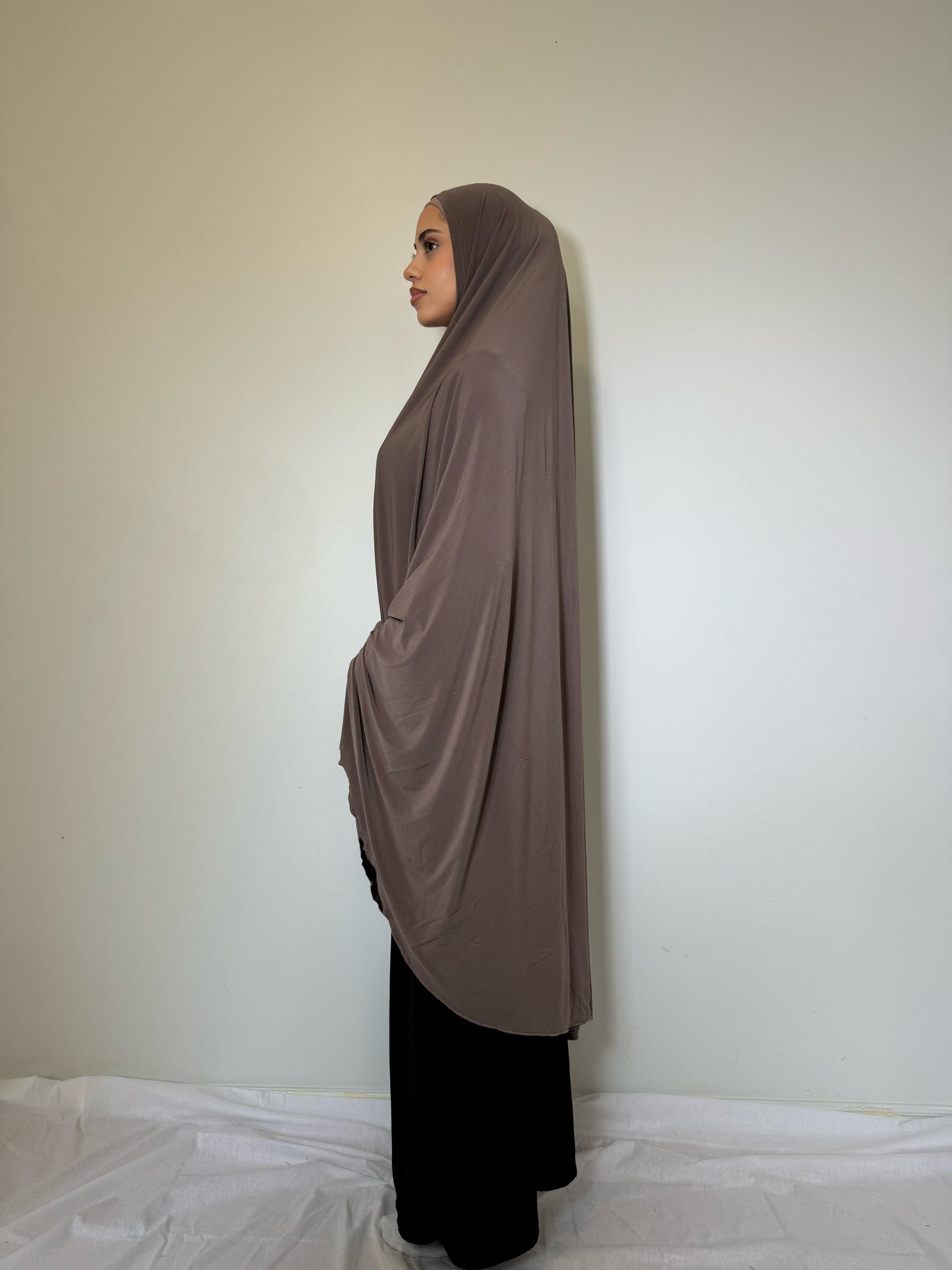 Mushroom sleeveless jilbab set